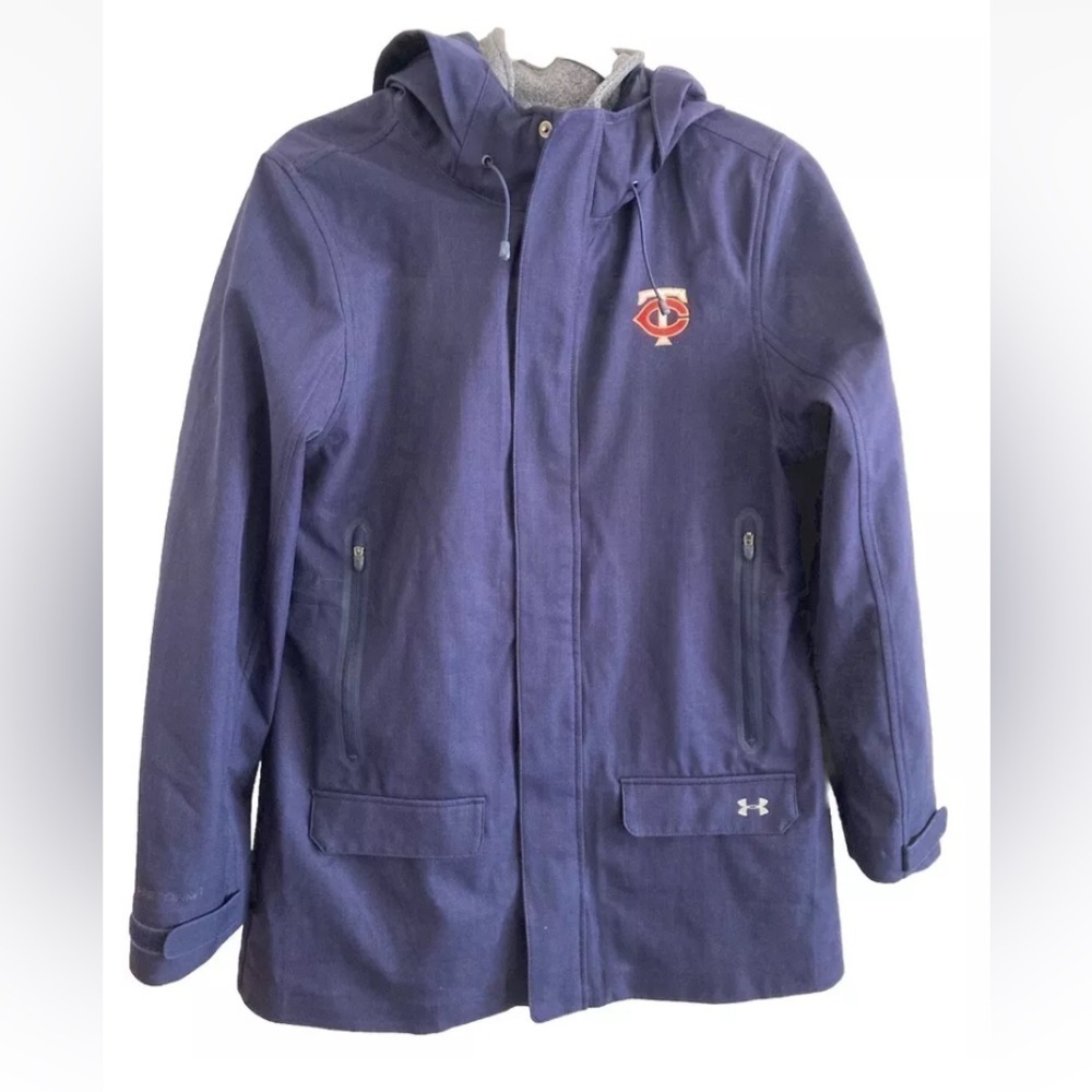 Under Armour Storm Jacket Minnesota Twins Men Small Coldgear Full Zip Hooded